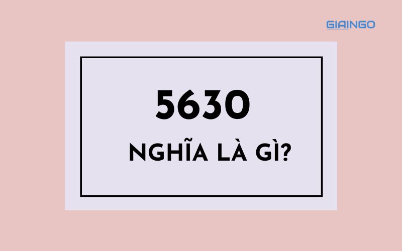 5630 là gì trong tình yêu?