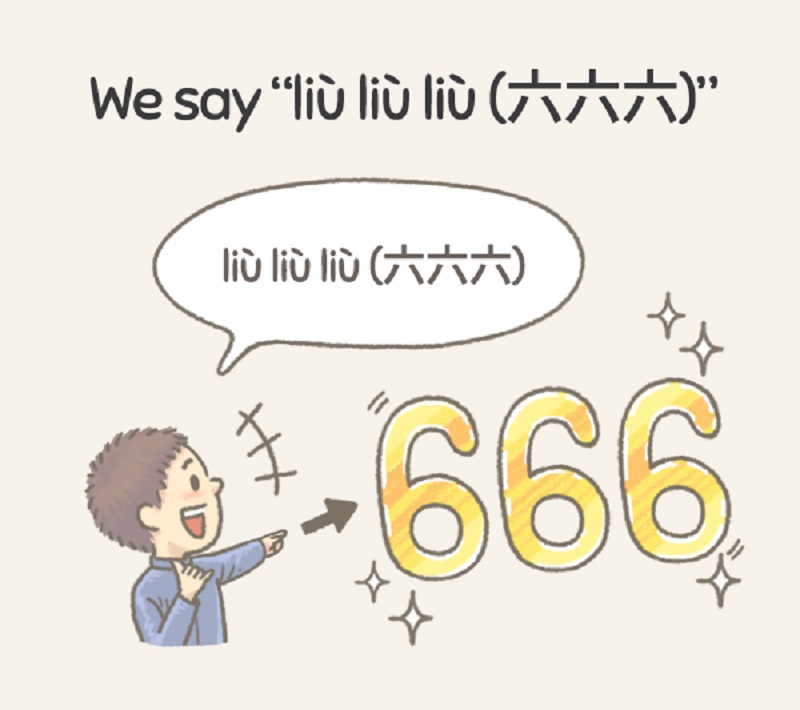 Ý nghĩa của 666 trong tiếng Trung là gì?