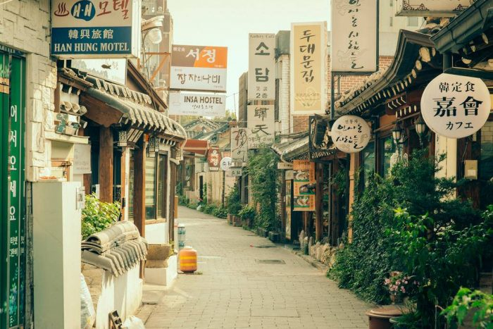 Top hình ảnh đường phố Hàn Quốc đẹp nhất