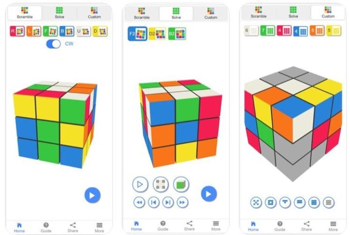 Magic Cube Solver – App giải rubik online