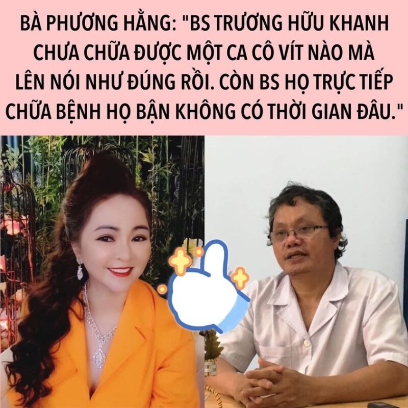 Bà Nguyễn Phương Hằng khẳng định bác sĩ Trương Hữu Khanh đang PR cho bệnh viện?