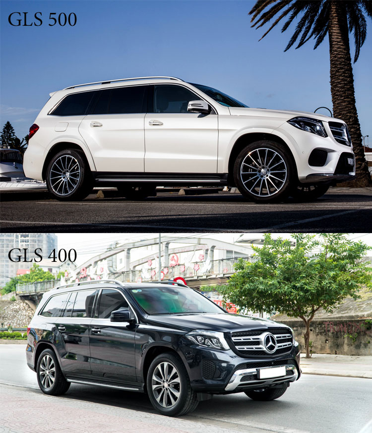 So sánh giữa Mercedes GLS 500 và Mercedes GLS 400