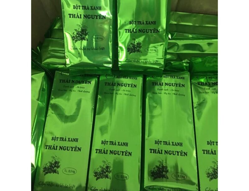 Bột trà xanh Thái Nguyên giá bao nhiêu?