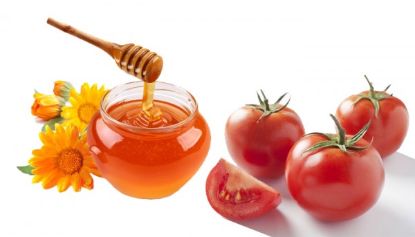 Mặt nạ cà chua, mật ong