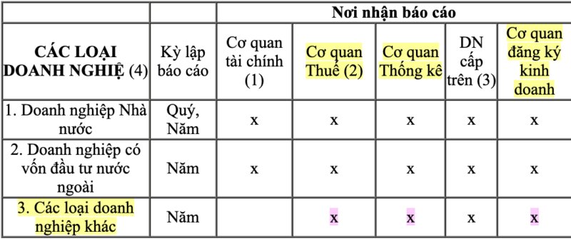 Báo cáo kiểm toán nộp cho ai?