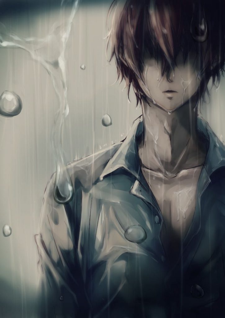 Chùm hình ảnh Anime boy buồn khóc