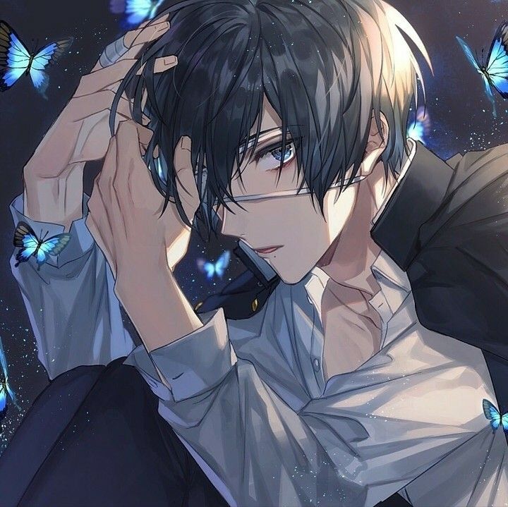 Loạt ảnh Anime boy đeo kính ngầu “đốn tim” các fan girl