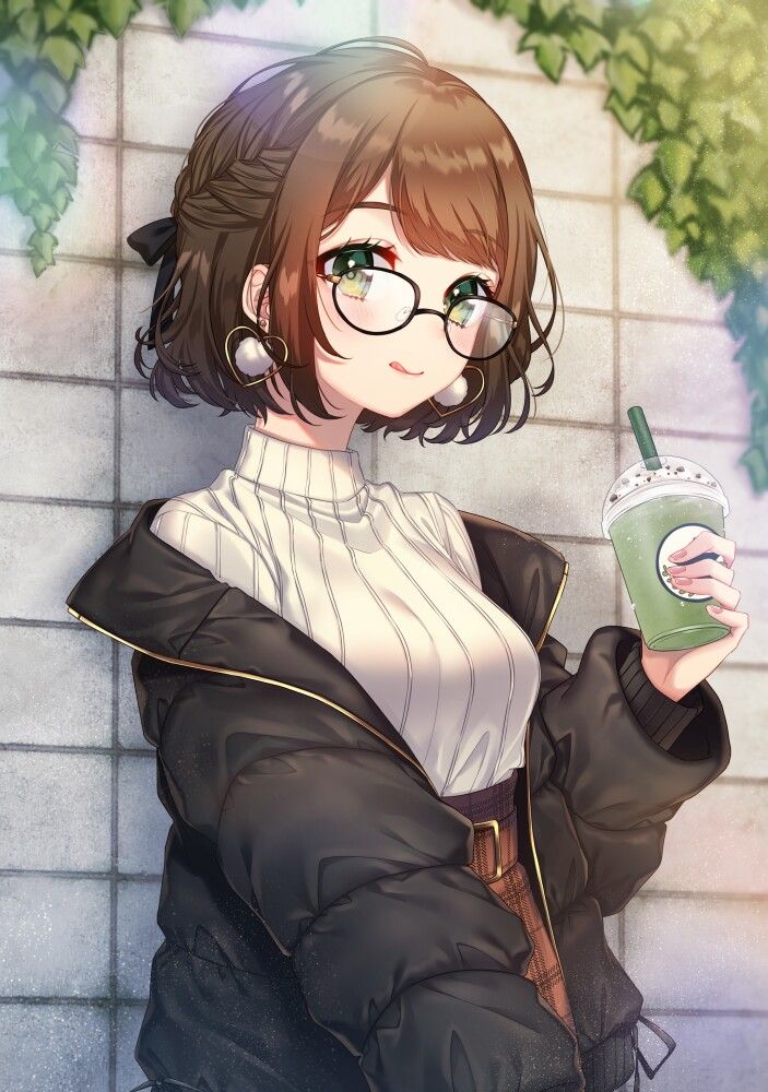 [BST] ảnh Anime girl đeo kính cool ngầu đến lạ