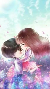 Loạt ảnh Anime Chibi đôi cute dễ thương nhất hệ mặt trời 