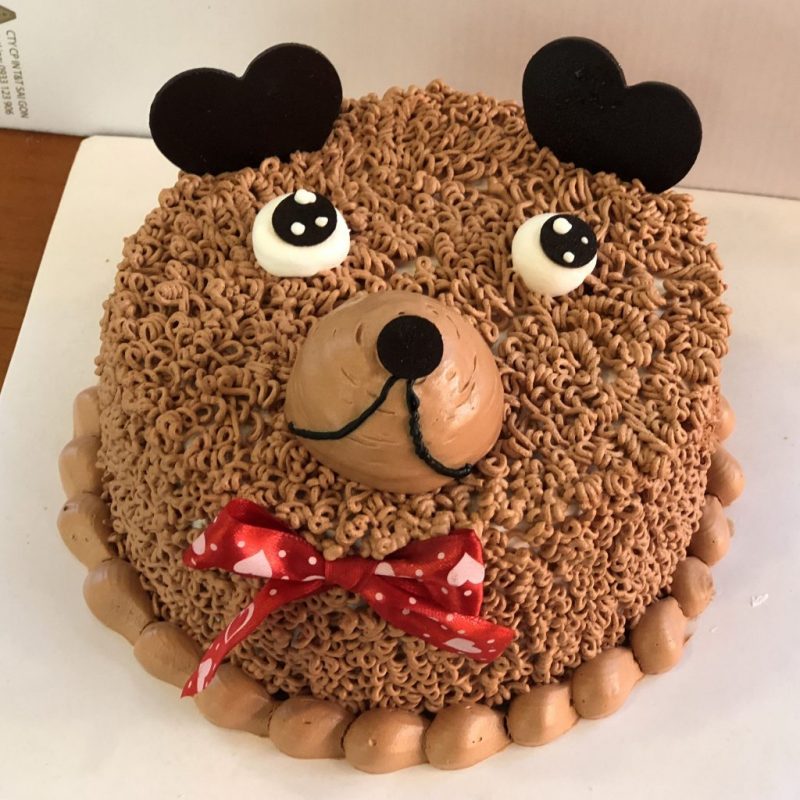 Bánh sinh nhật hình con chó cute