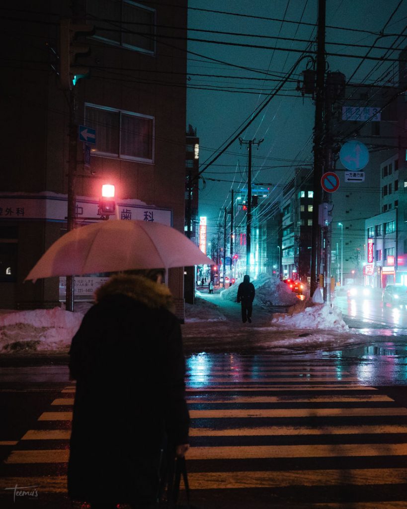 Chùm hình ảnh đường phố buồn đêm đông