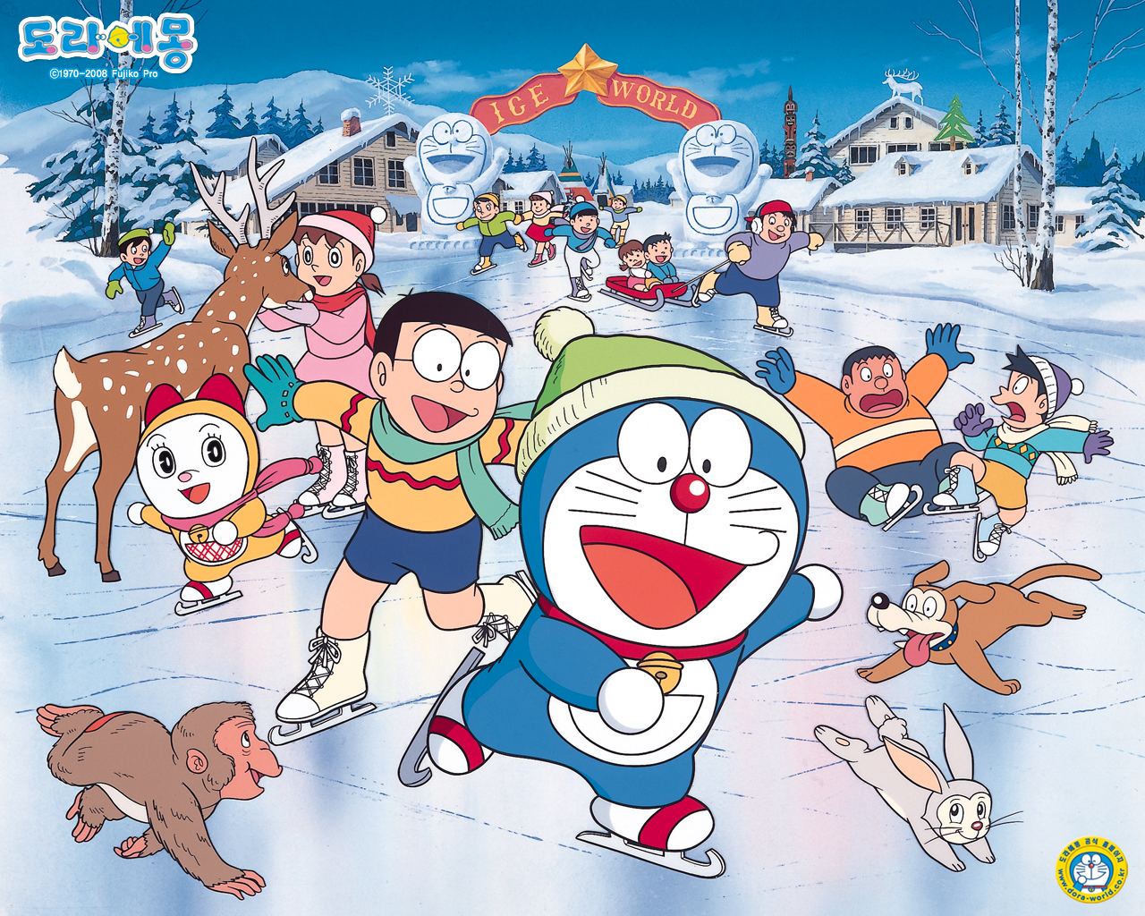 Chùm hình ảnh Doremon và Nobita cute cùng những người bạn dễ thương