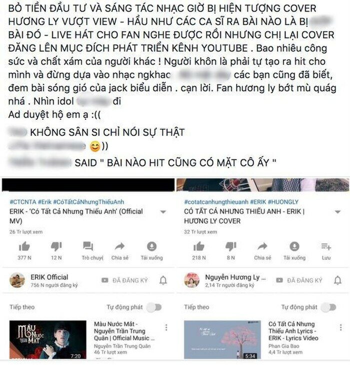 Những scandal của Hương Ly Cover