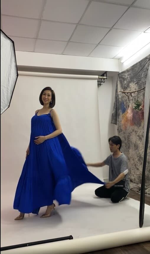 Lều Phương Anh công khai mang thai lần 3?