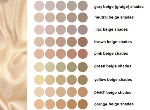 Bảng màu beige