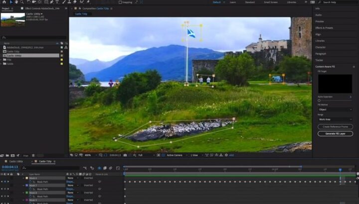 Adobe After Effects – Phần mềm làm video miễn phí tốt