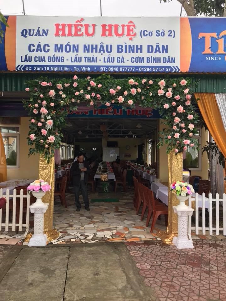Nhà hàng Hiếu Huệ – nhậu bình dân ở Nghệ An