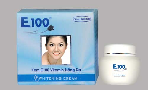 Thành phần trong kem dưỡng trắng da E100