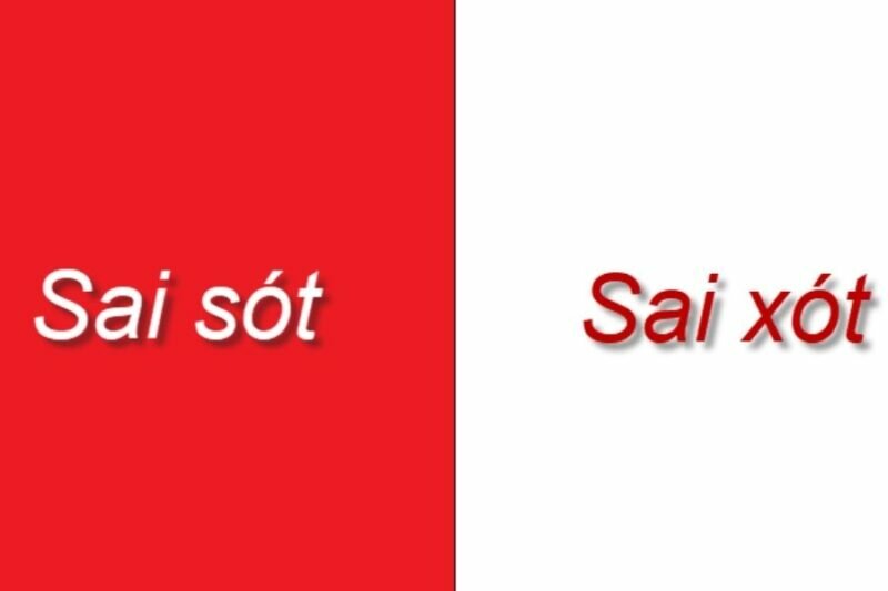 Sai xót là gì?