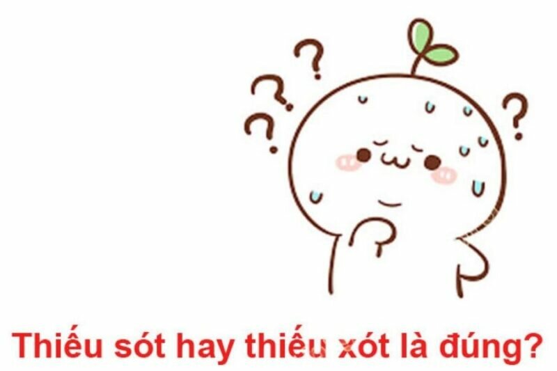 Thiếu sót hay thiếu xót?