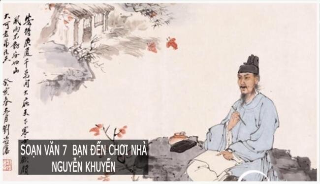 Giá trị nội dung bài thơ Bạn đến chơi nhà