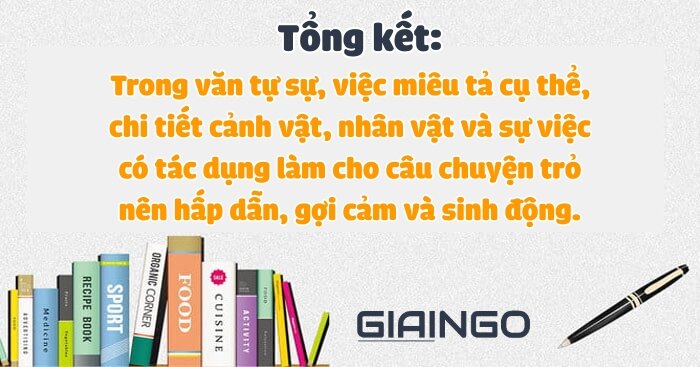 Kiến thức cơ bản bài Miêu tả trong văn bản tự sự