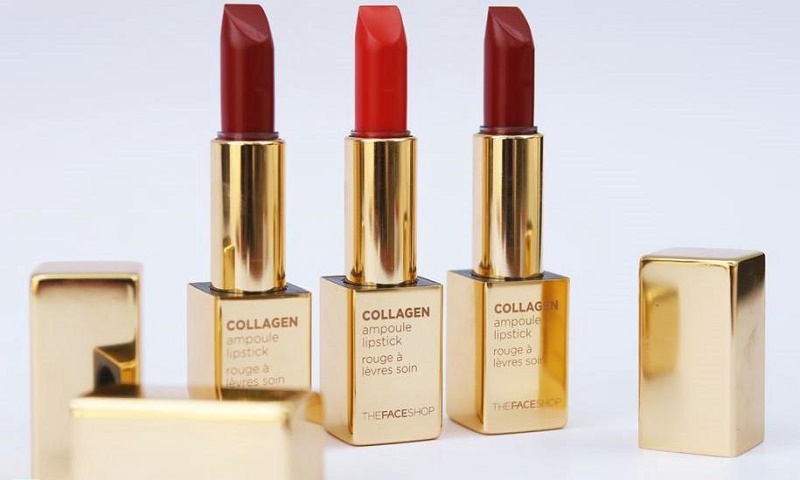 Son môi The face shop Collagen Ampoule Lipstick