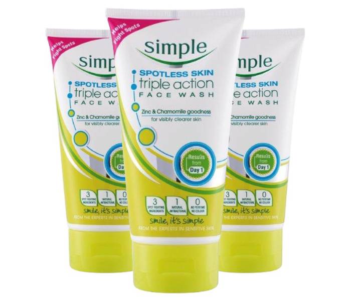 Simple Spotless Skin Triple Action Wash