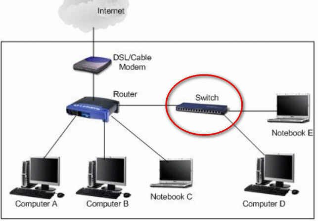 Vai trò của Switch là gì?