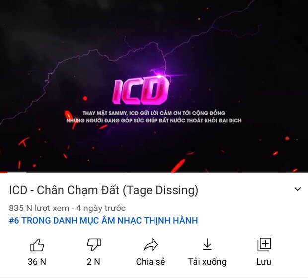 Tage chính thức vào trận đối đầu với ICD?