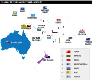 Châu Úc gồm những nước nào?