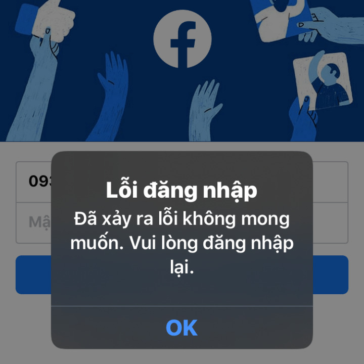 Sửa lỗi không vào được Facebook trên IPhone, iPad dùng hệ điều hành iOS