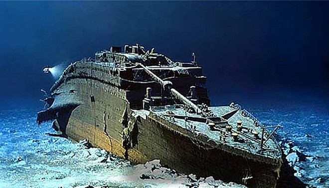 Con tàu Titanic còn lại bao nhiêu phần trăm?
