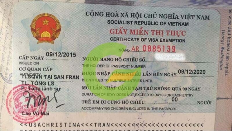 Miễn thị thực là gì? Đối tượng được miễn thị thực là ai?