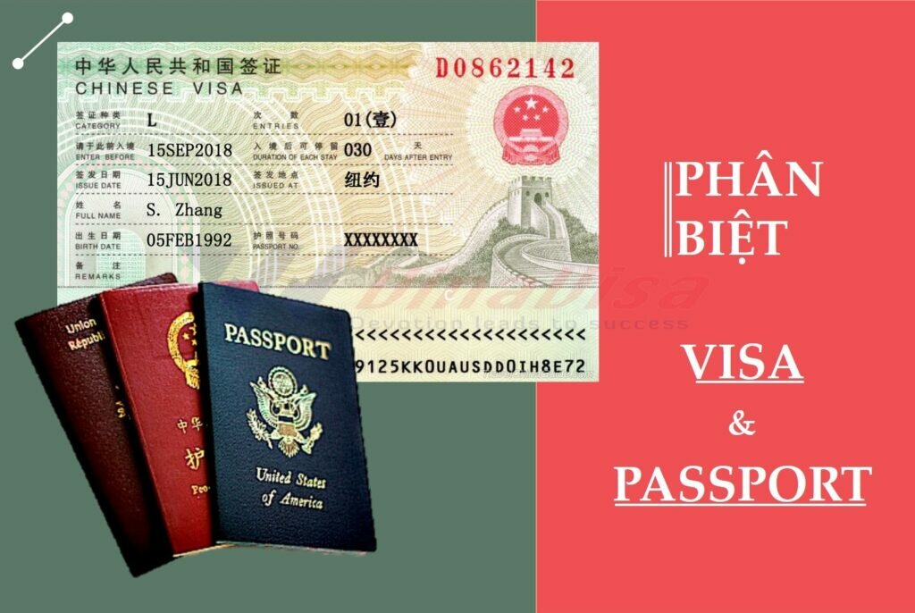 Sự khác nhau giữa hộ chiếu và thị thực là gì?