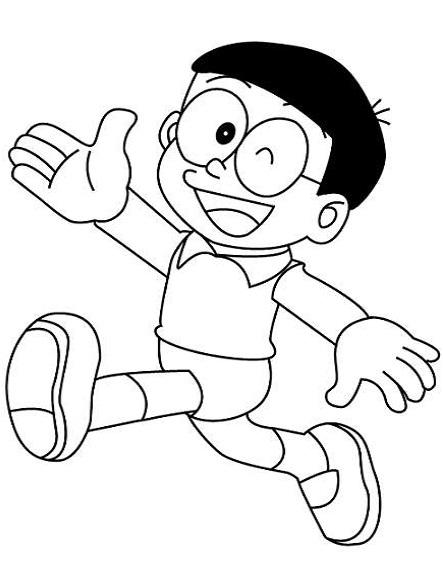 Tuyển tập 60 tranh tô màu Nobita được nhiều bạn nhỏ yêu thích nhất