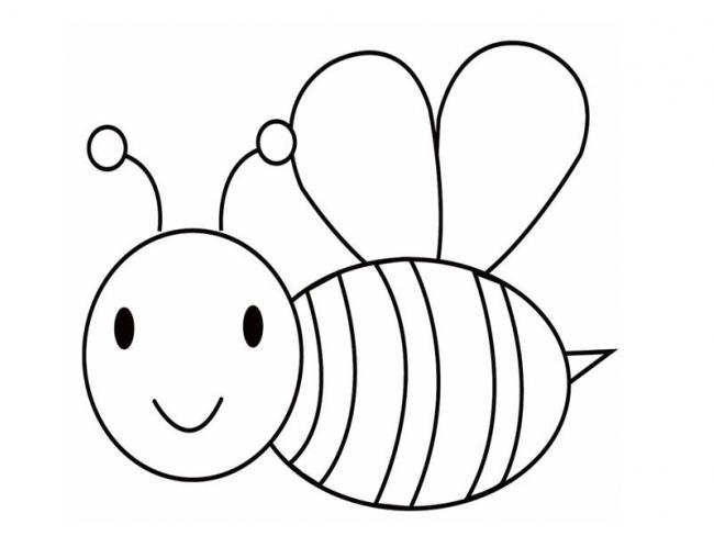 Download miễn phí bộ tranh tô màu con ong dễ thương cho bé
