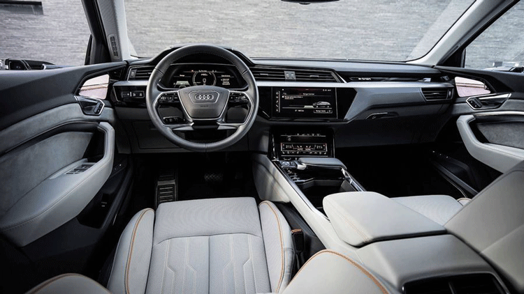 Nội thất xe Audi E-Tron có đặc điểm gì nổi bật?
