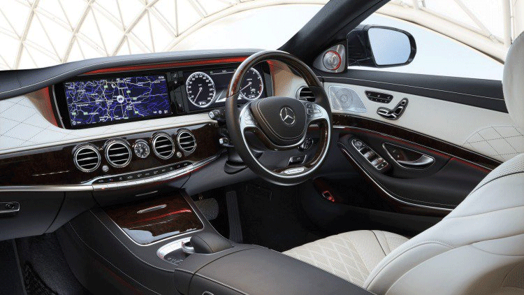 Điểm nổi bật về nội thất xe Mercedes S500