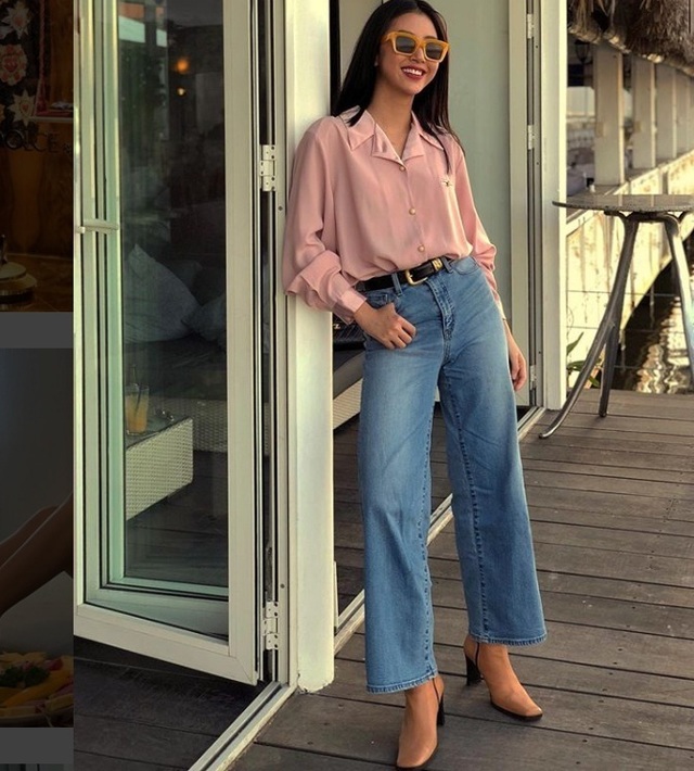 Quần ống rộng oversize