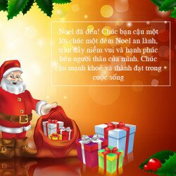 Lan tỏa hơi ấm bằng lời chúc giáng sinh ngọt ngào nhất